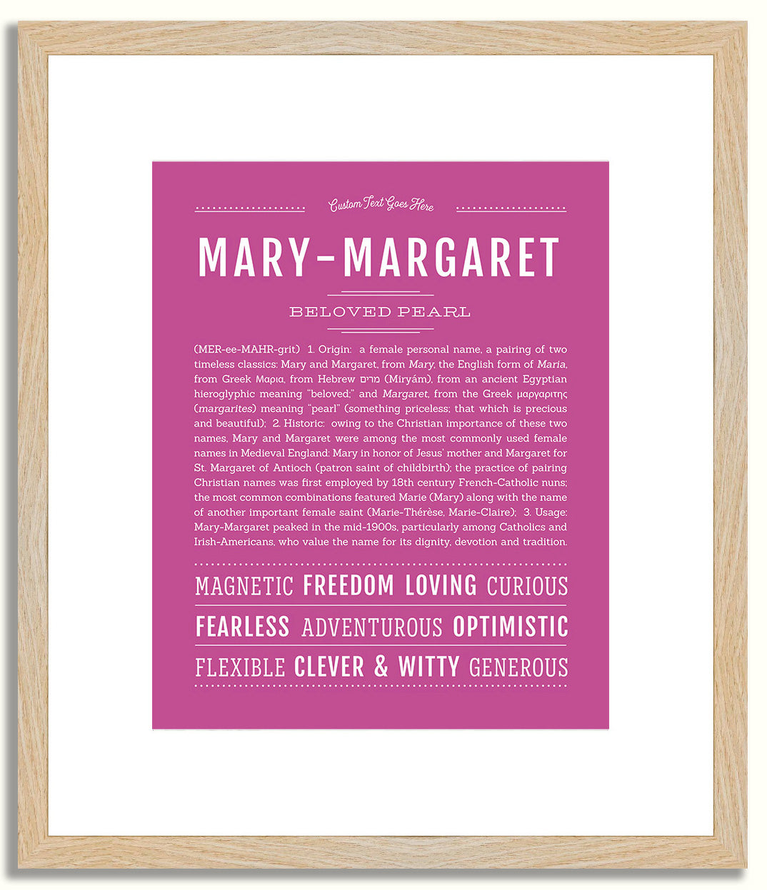 Marymargaret | Name Art Print