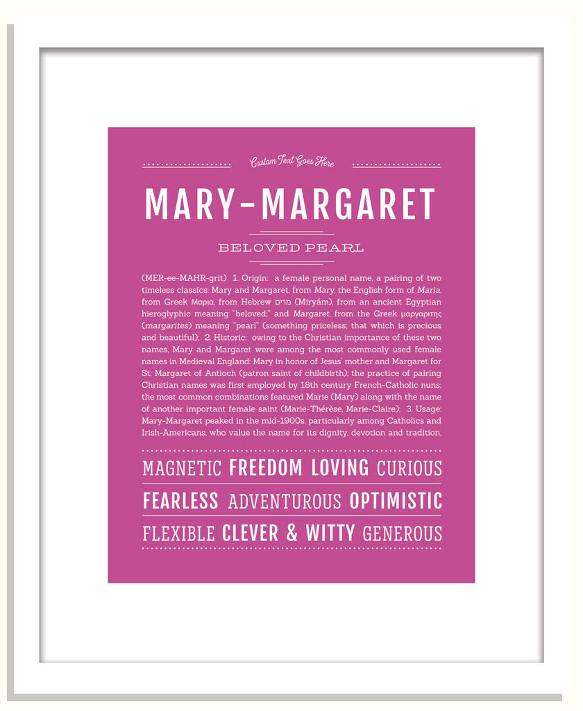 Marymargaret | Name Art Print