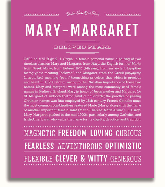 Frame Options | Dark Pink | White Frame, Matted