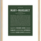 Marymargaret | Name Art Print