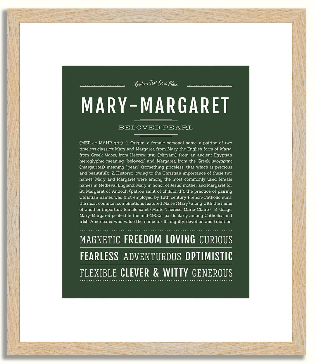 Marymargaret | Name Art Print