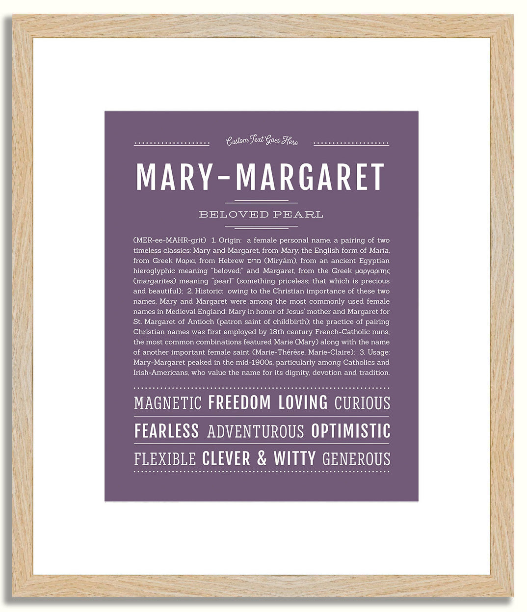 Marymargaret | Name Art Print