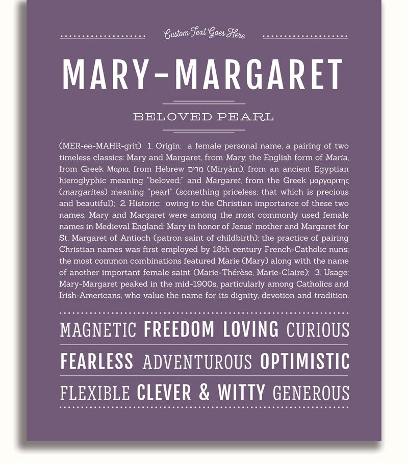 Frame Options | Deep Purple | White Frame, Matted