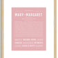 Marymargaret | Name Art Print