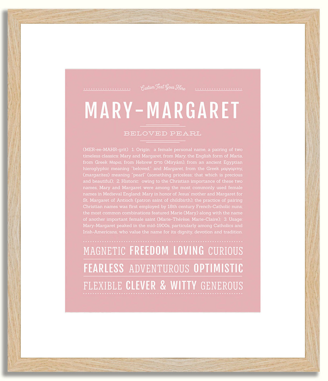 Marymargaret | Name Art Print