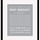 Marymargaret | Name Art Print