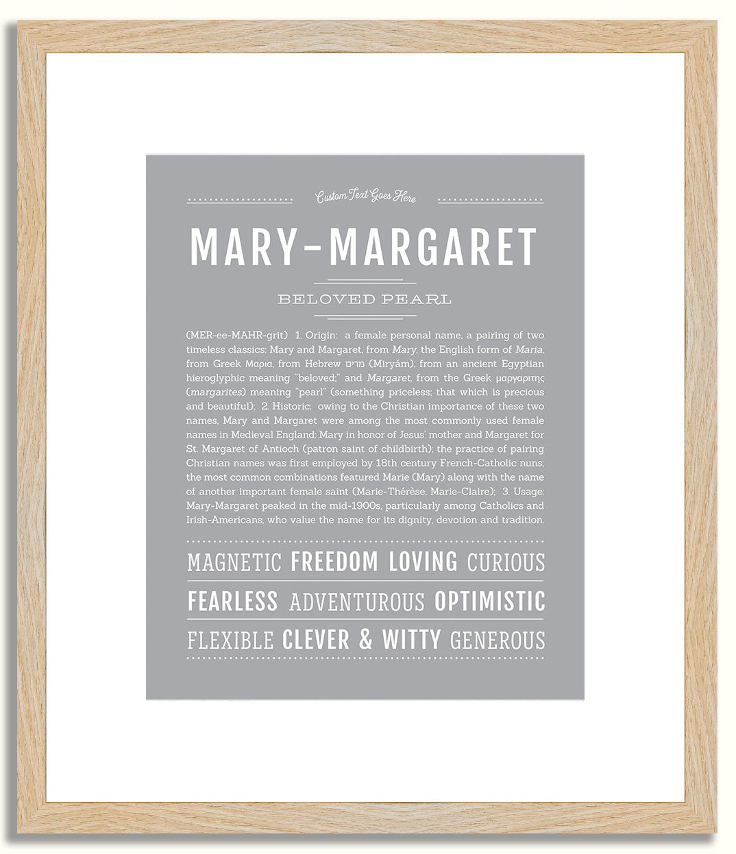 Marymargaret | Name Art Print
