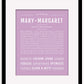 Marymargaret | Name Art Print