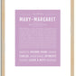 Marymargaret | Name Art Print