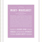 Marymargaret | Name Art Print