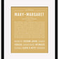 Marymargaret | Name Art Print
