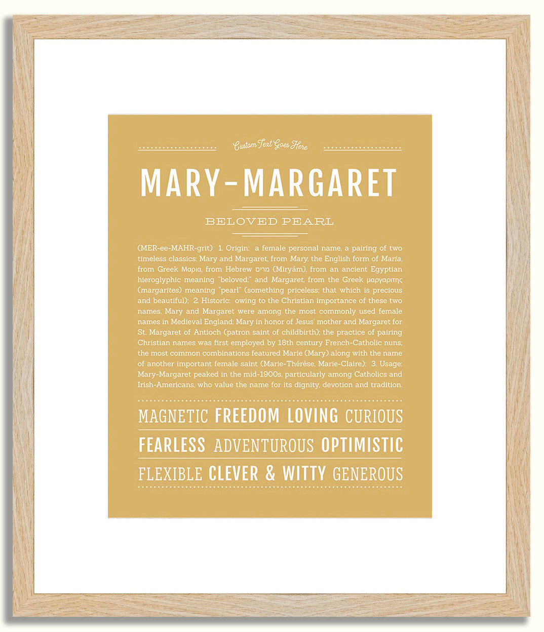 Marymargaret | Name Art Print