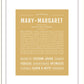 Marymargaret | Name Art Print