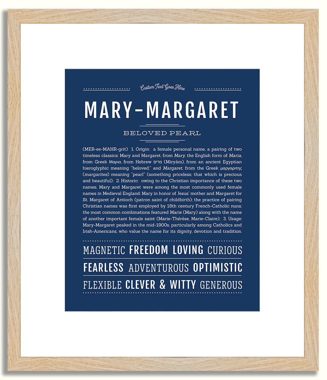 Marymargaret | Name Art Print
