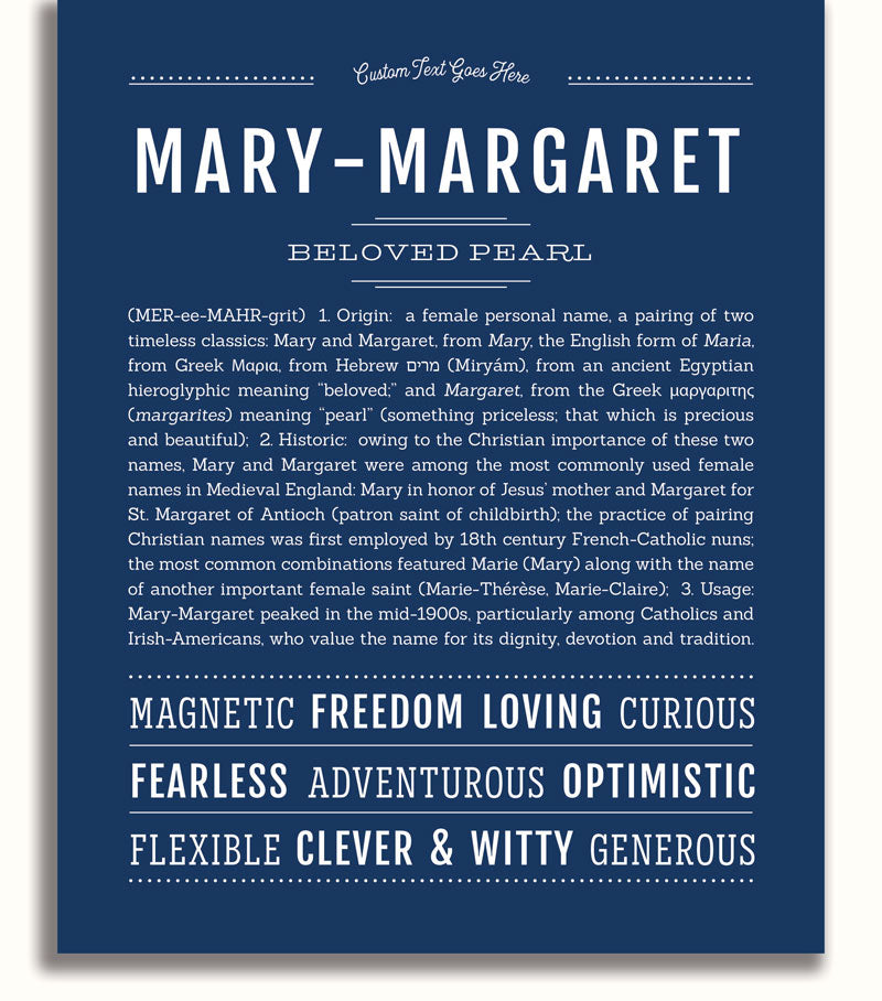 Frame Options | Midnight Blue | White Frame, Matted