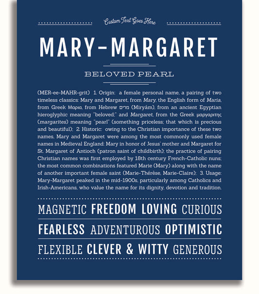 Frame Options | Midnight Blue | White Frame, Matted