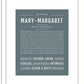 Marymargaret | Name Art Print