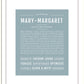 Marymargaret | Name Art Print