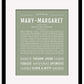Marymargaret | Name Art Print