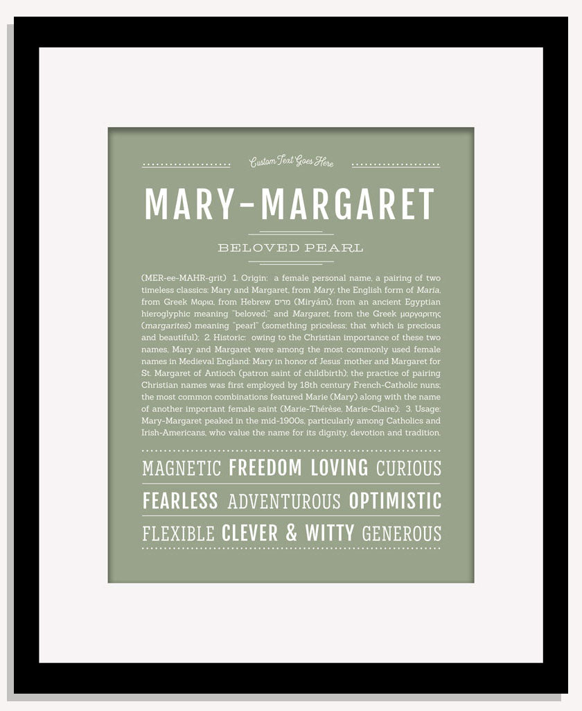 Marymargaret | Name Art Print