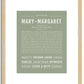 Marymargaret | Name Art Print