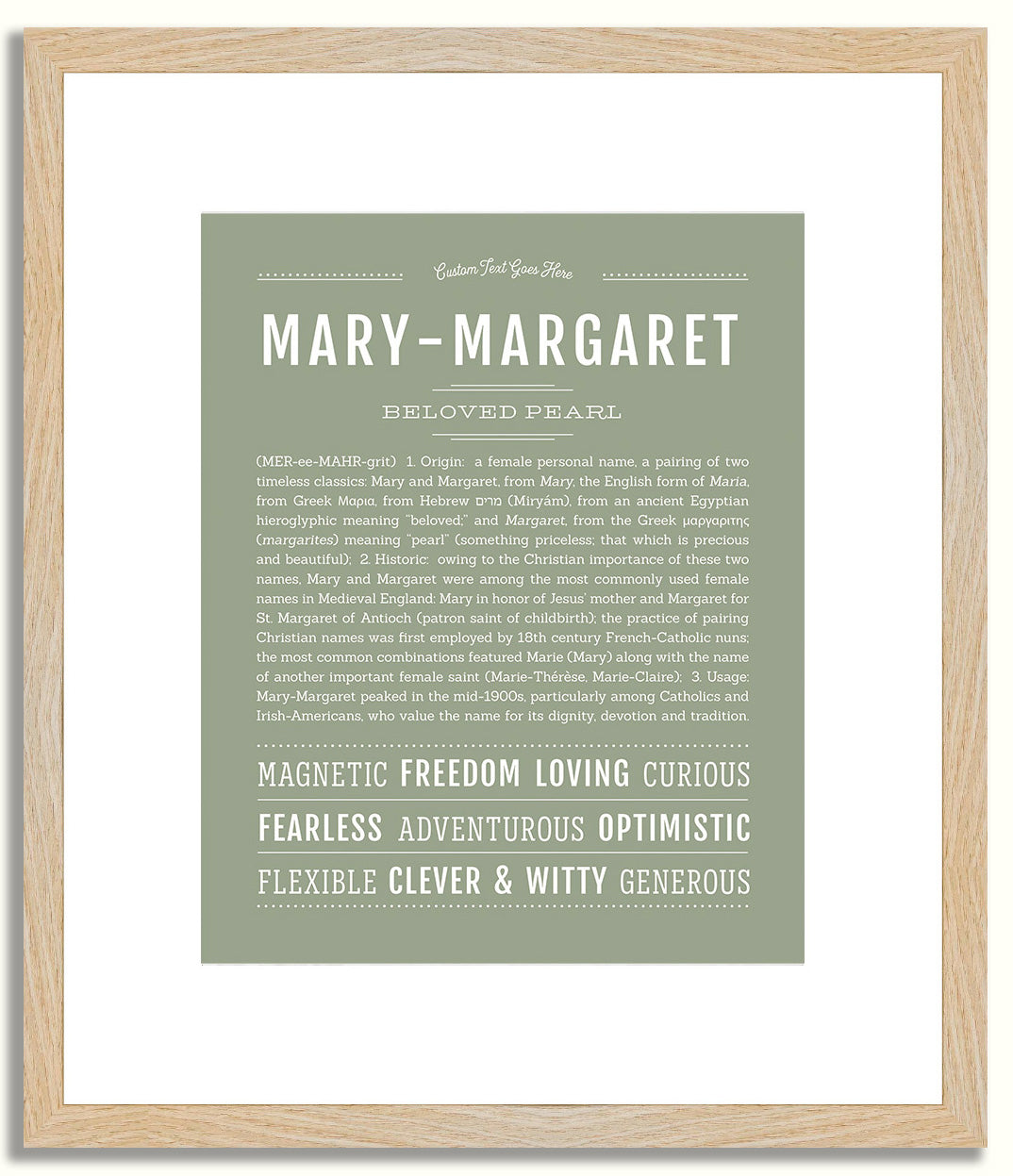 Marymargaret | Name Art Print