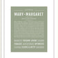 Marymargaret | Name Art Print