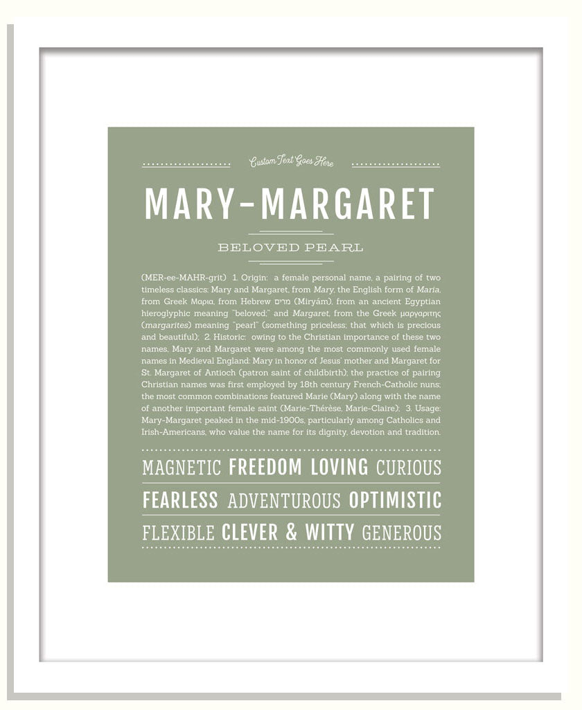 Marymargaret | Name Art Print