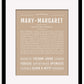 Marymargaret | Name Art Print