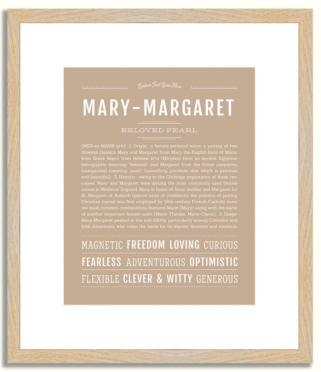 Marymargaret | Name Art Print