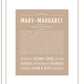 Marymargaret | Name Art Print