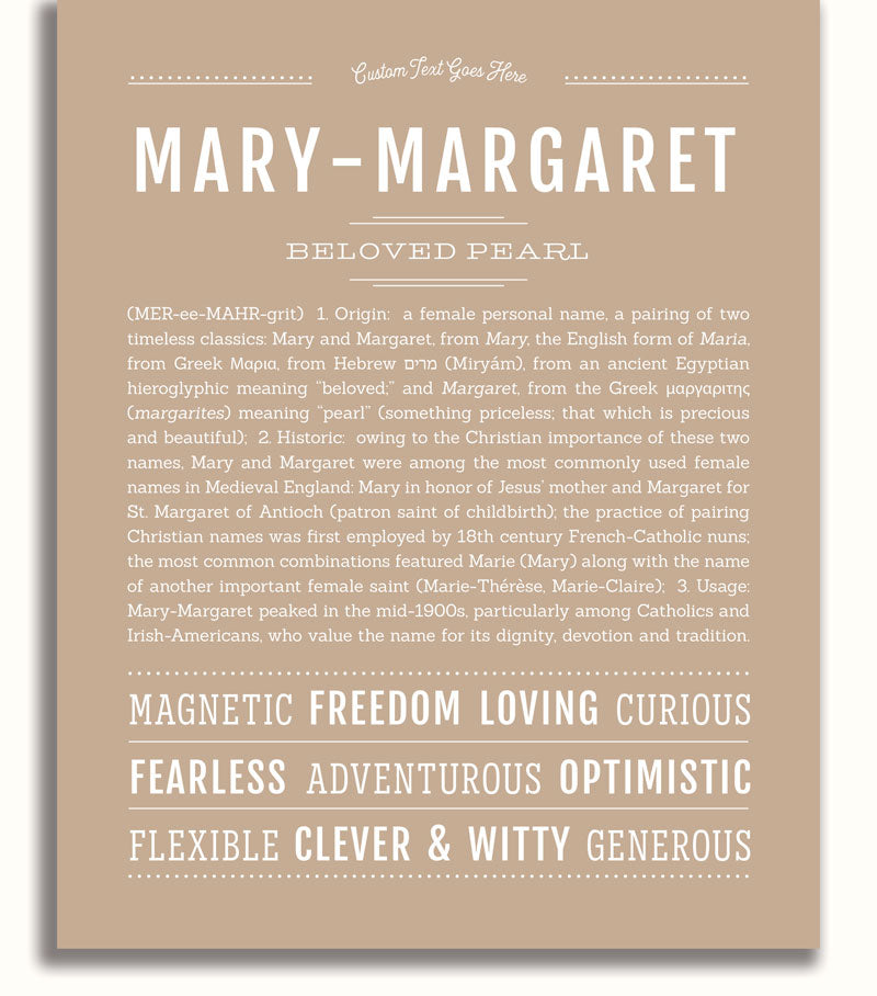 Frame Options | Tan | White Frame, Matted