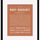 Marymargaret | Name Art Print