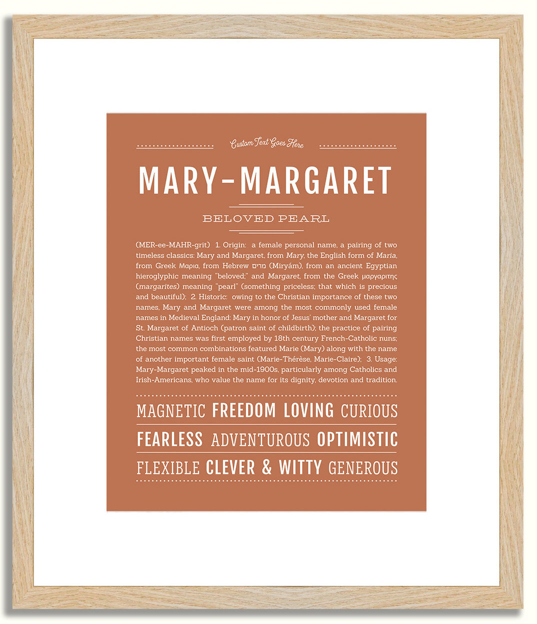 Marymargaret | Name Art Print