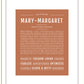 Marymargaret | Name Art Print