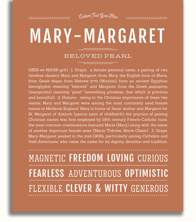 Frame Options | Terra Cotta | White Frame, Matted