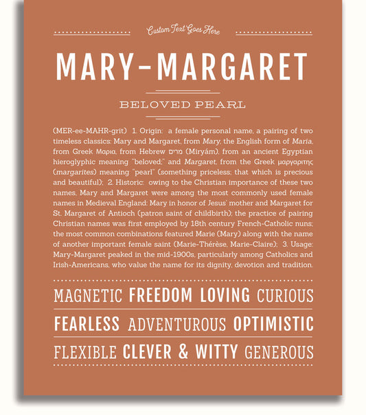 Frame Options | Terra Cotta | White Frame, Matted
