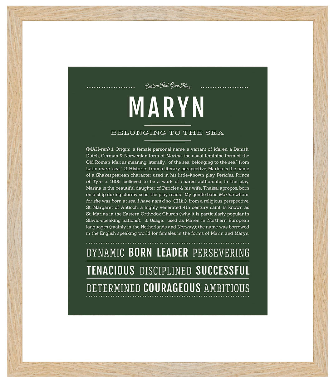 Maryn | Name Art Print