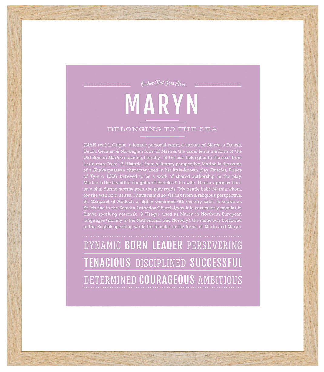 Maryn | Name Art Print