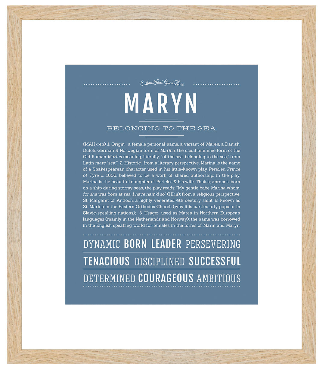 Maryn | Name Art Print