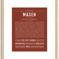 Masen | Name Art Print