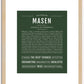 Masen | Name Art Print