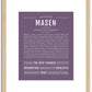 Masen | Name Art Print