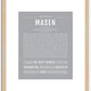 Masen | Name Art Print