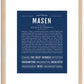 Masen | Name Art Print