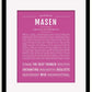 Frame Options | Dark Pink | Black Frame, Matted