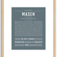 Masen | Name Art Print