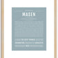 Masen | Name Art Print