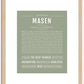 Masen | Name Art Print