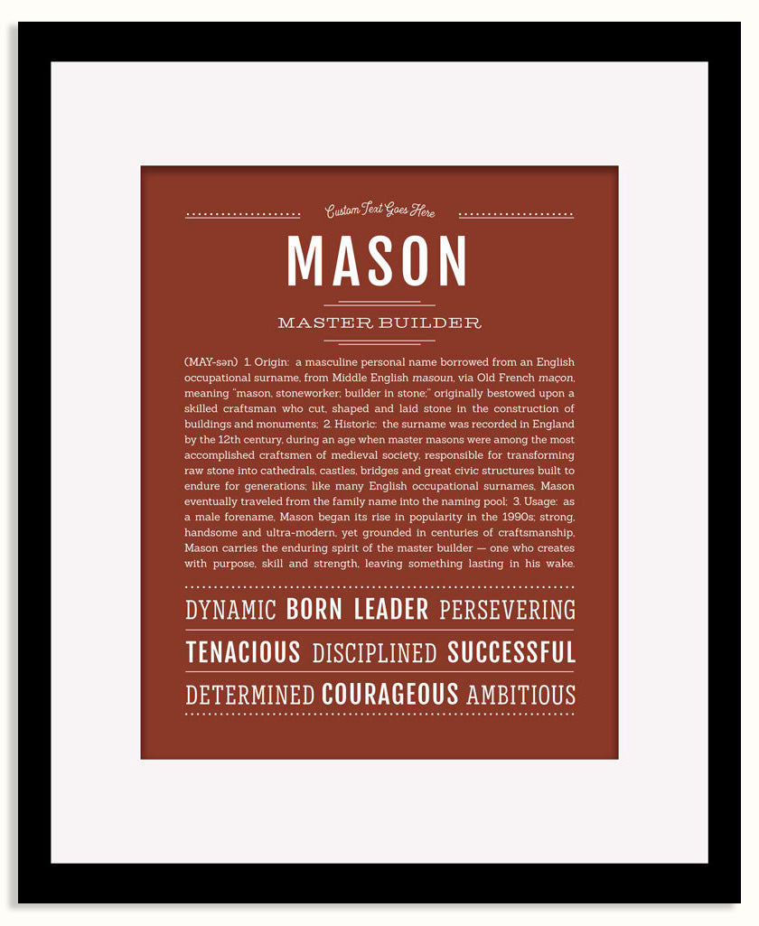 Frame Options | Bordeaux | Maple Frame, Matted